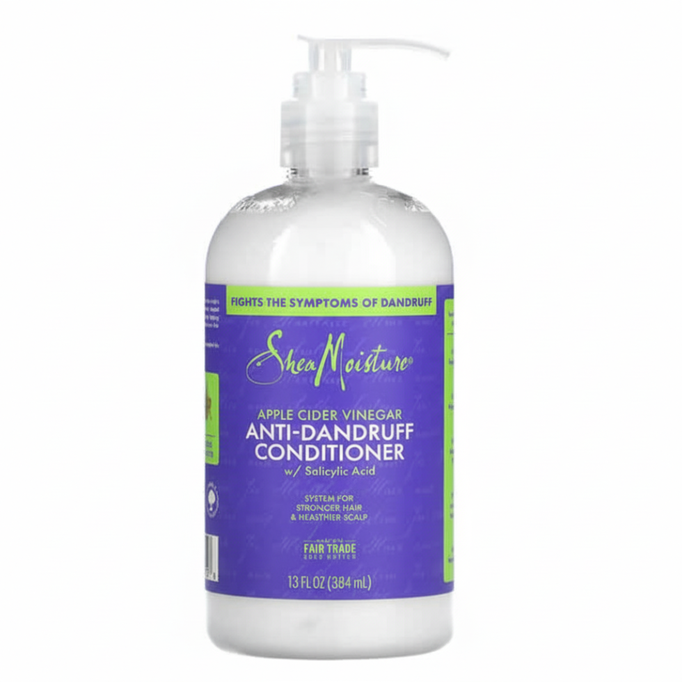 sheamoisture apple cider vinegar anti dandruff conditioner scalp care hydrate soften smooth frizz control healthy hair 384ml