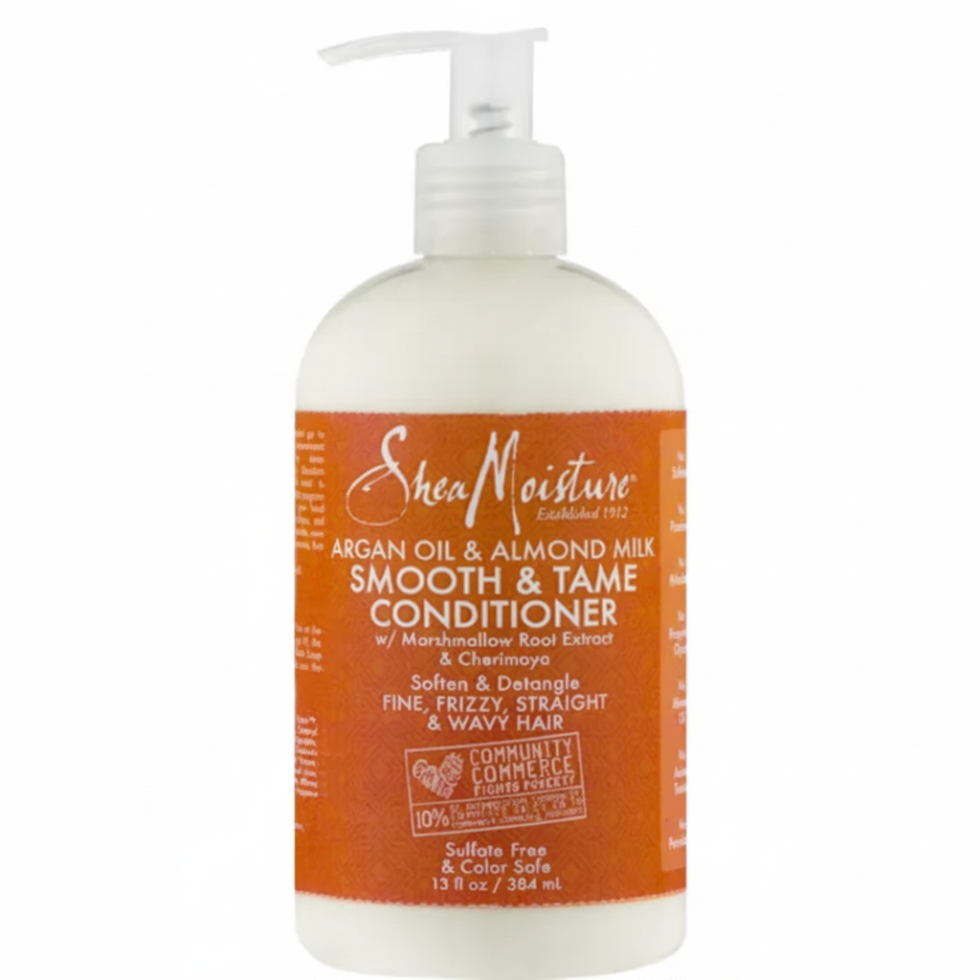 sheamoisture argan oil almond milk conditioner smooth tame frizz free soft shiny hair