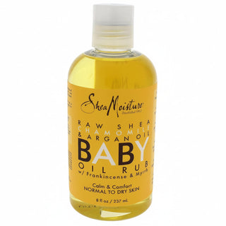 sheamoisture baby calm comfort oil rub soothing massage oil shea chamomile argan soft hydrated baby skin