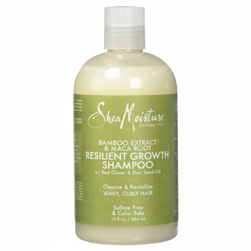 sheamoisture bamboo maca root shampoo resilient growth strengthening gentle cleanse soft healthy hair