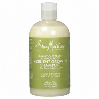 sheamoisture bamboo maca root shampoo resilient growth strengthening gentle cleanse soft healthy hair