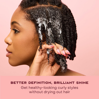 SheaMoisture coconut and hibiscus frizz free curl mousse 7.5oz defining curls lightweight styling foam for volume and frizz control