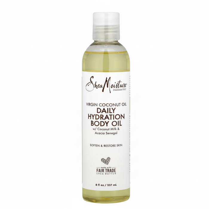 sheamoisture virgin coconut oil body oil deep hydration soft smooth glowing skin lightweight non greasy 8 fl oz