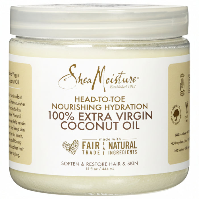 sheamoisture head to toe coconut oil hydrating nourishing skin hair moisture soft smooth glow