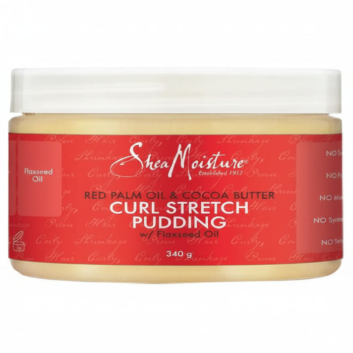 sheamoisture red palm oil cocoa butter curl stretch pudding for elongated soft defined curls 340g