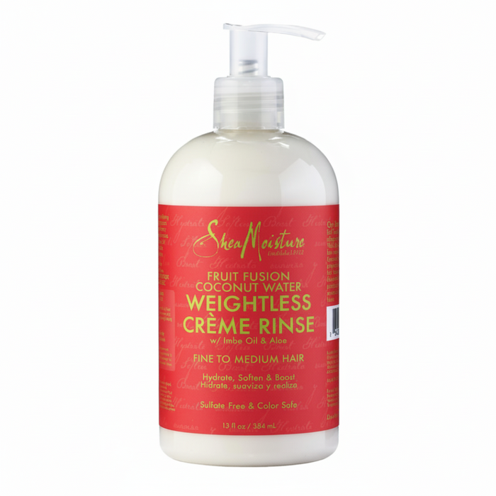 SheaMoisture Fruit Fusion Coconut Water Crème Rinse 384ml | Soft Hair Care