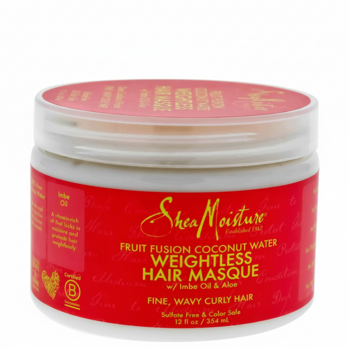 Shea Moisture Fruit Fusion Masque capillaire léger à l'eau de coco 354 ml