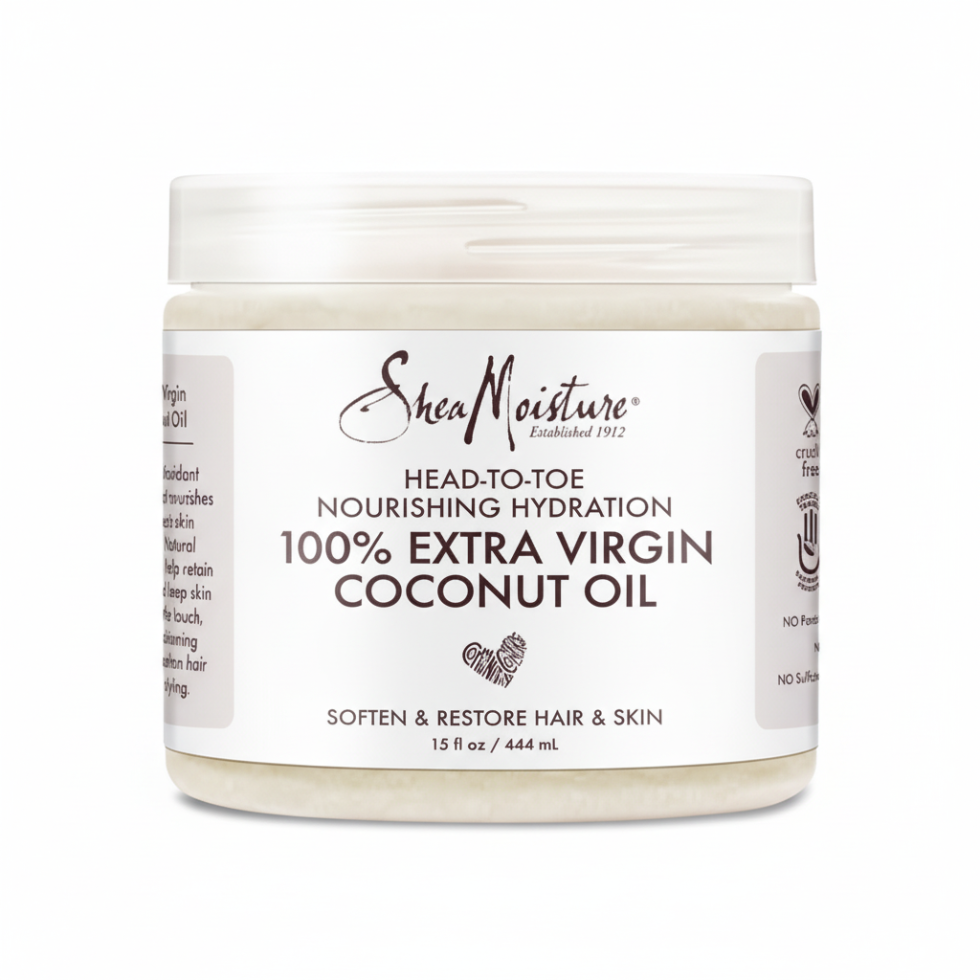 SheaMoisture head to toe nourishing hydration oil 100 percent extra virgin coconut oil for skin and hair deep moisturizing care