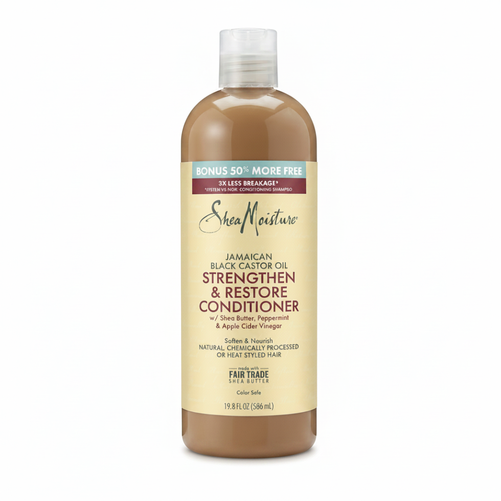 SheaMoisture Jamaican black castor oil strengthen and restore conditioner 19.8oz for damaged hair repair