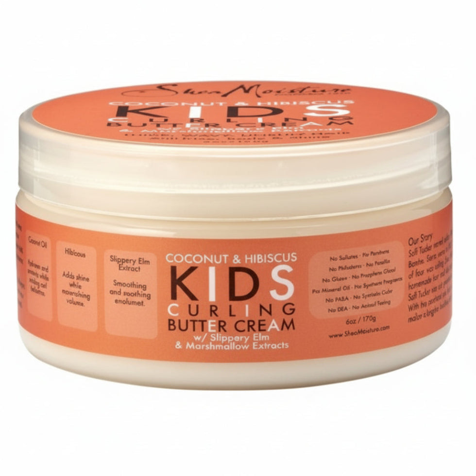 sheamoisture kids curling butter cream curl definition moisture soft bouncy frizz control curly hair kids
