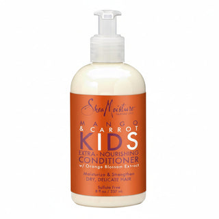 sheamoisture mango carrot kids extra nourishing conditioner soft detangling smooth shiny hair
