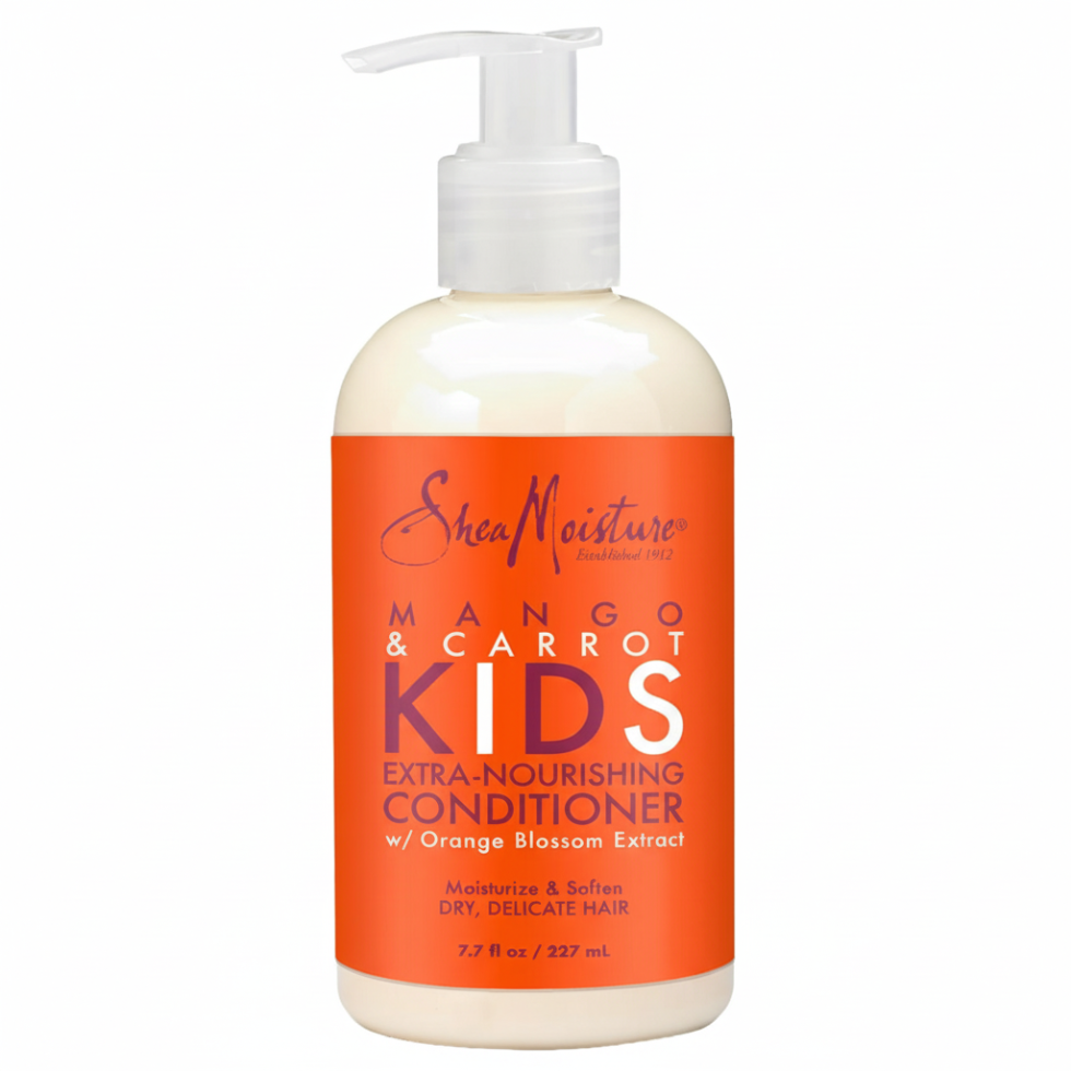 sheamoisture mango carrot kids conditioner extra nourishing soft detangling smooth shiny hair