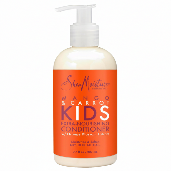 sheamoisture mango carrot kids conditioner extra nourishing soft detangling smooth shiny hair