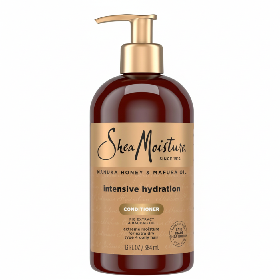SheaMoisture manuka honey and mafura oil intensive hydrating conditioner 384ml moisture repair detangling conditioner for dry and frizzy hair
