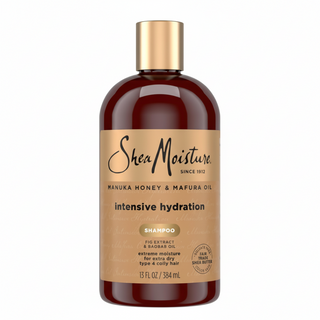 SheaMoisture manuka honey and mafura oil intensive hydrating shampoo 384ml moisturizing sulfate free shampoo for dry frizzy and damaged hair
