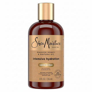 SheaMoisture manuka honey and mafura oil leave in milk 237ml intense hydration hair treatment for dry frizzy and damaged hair