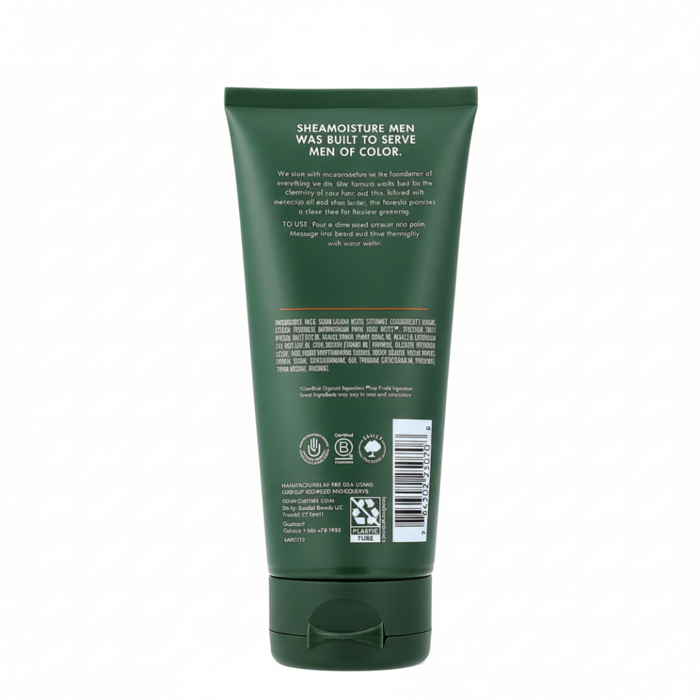 shea moisture men beard wash maracuja oil shea butter clean refresh soft smooth beard grooming care