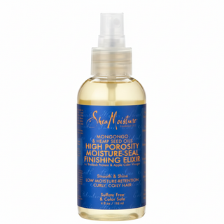 sheamoisture mongongo hemp seed finishing elixir high porosity moisture seal hair oil shine frizz control