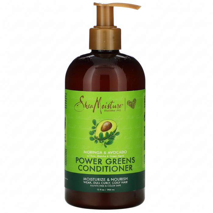 SheaMoisture Moringa & Avocado Power Greens Conditioner 384ml | Hydrate & Nourish
