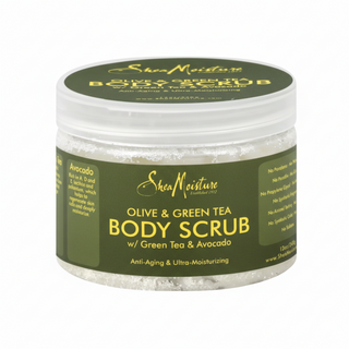 sheamoisture olive green tea body scrub exfoliating nourishing smooth radiant soft skin