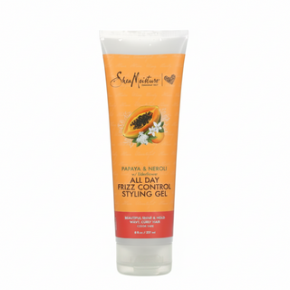 SheaMoisture papaya and neroli frizz control styling gel for smooth defined and shiny hair styling