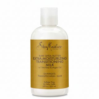 SheaMoisture raw shea butter extra moisturizing transitioning milk 237ml hydrating curl defining leave in treatment for soft smooth frizz free hair
