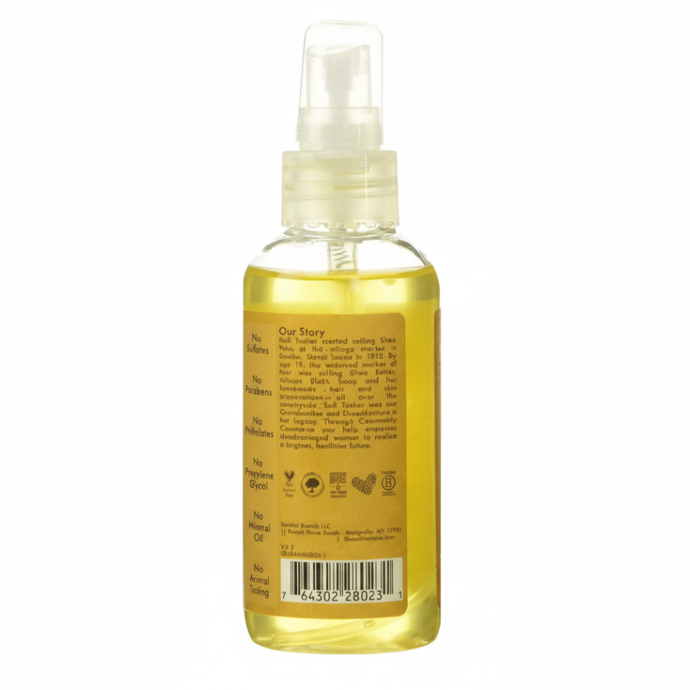 SheaMoisture raw shea butter reconstructive finishing elixir 118ml hair repair shine frizz control lightweight nourishing hair treatment
