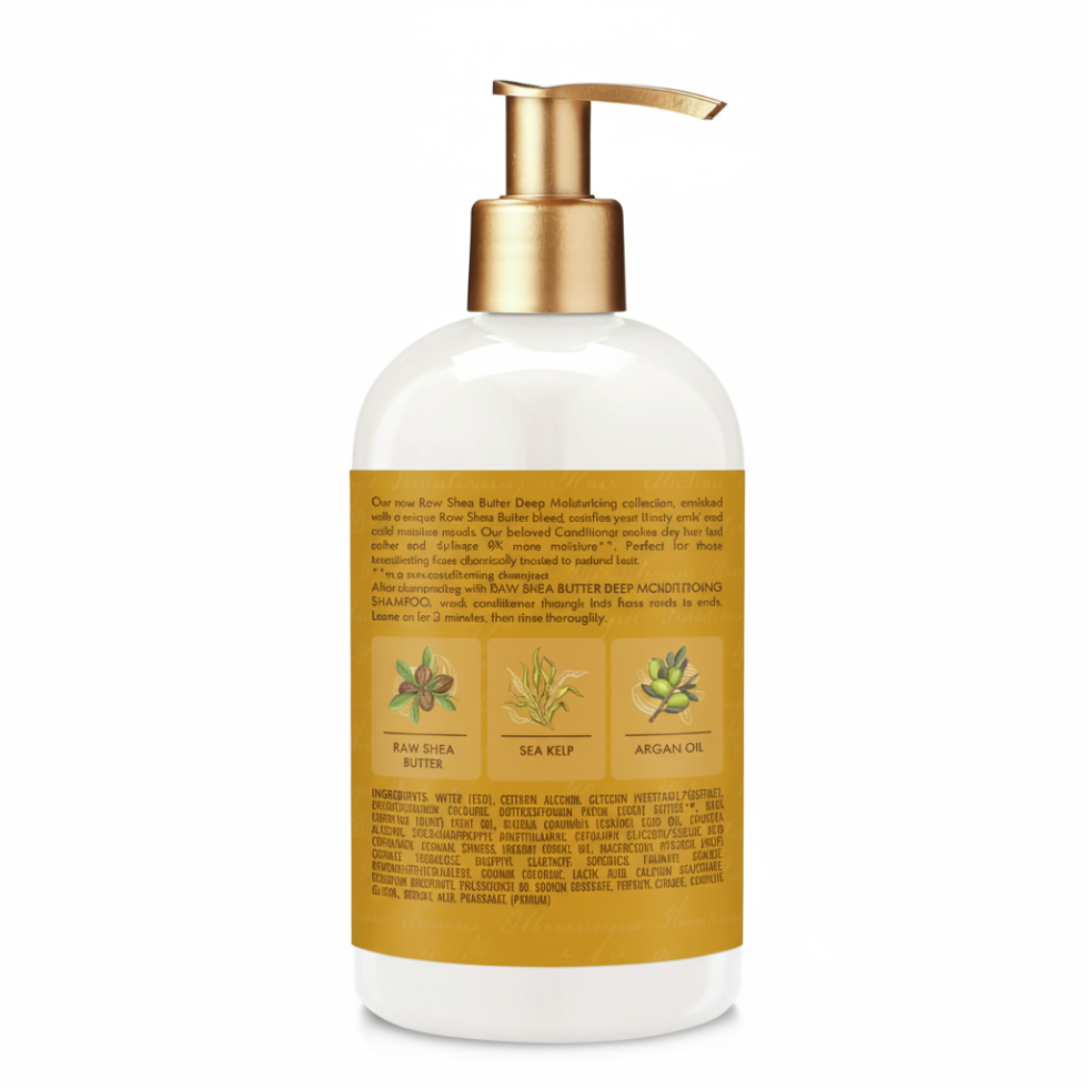 SheaMoisture raw shea butter restorative conditioner 384ml deep moisture detangling repair conditioner for dry damaged and frizzy hair
