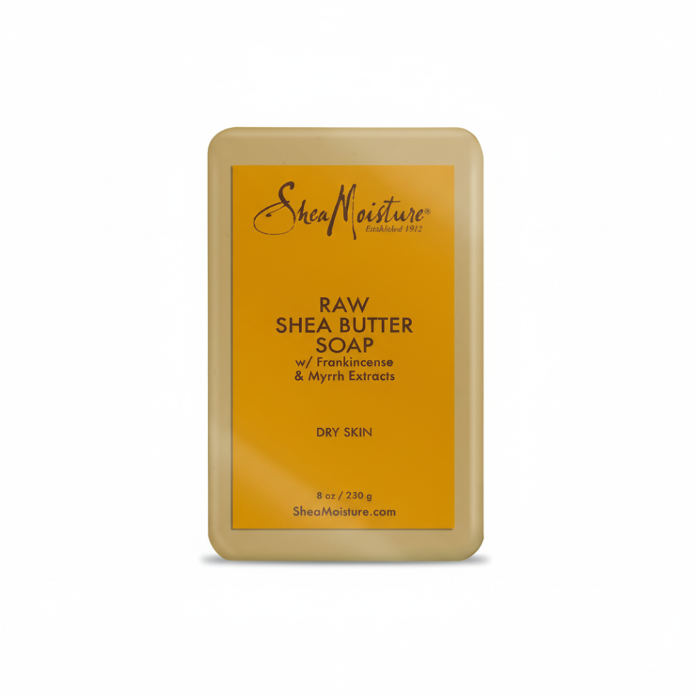 SheaMoisture raw shea butter soap hydrating bar for dry skin gentle moisturizing cleansing soap bar