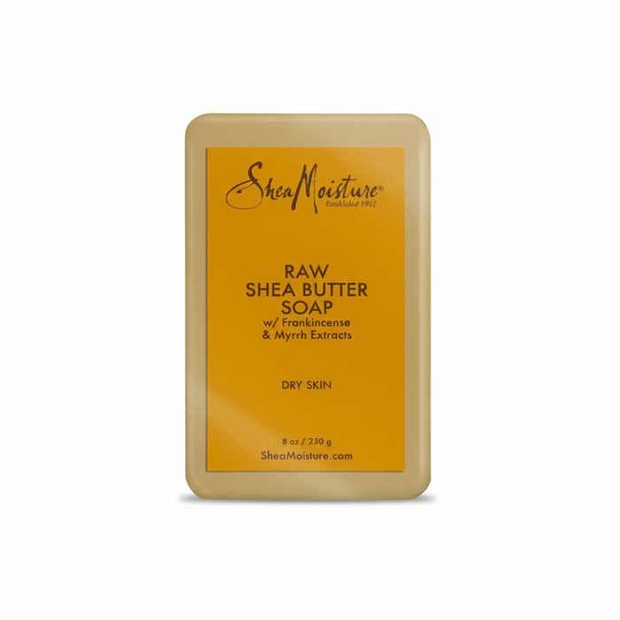 SheaMoisture raw shea butter soap hydrating bar for dry skin gentle moisturizing cleansing soap bar