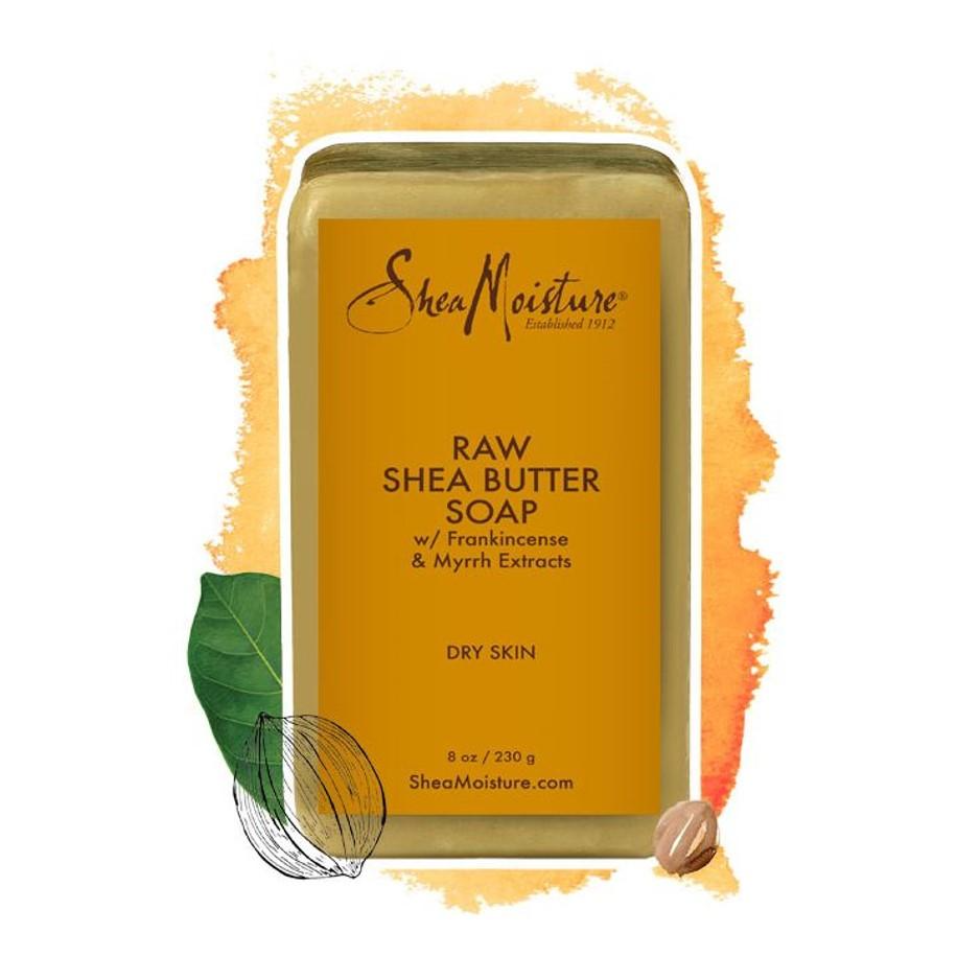 SheaMoisture raw shea butter soap hydrating bar for dry skin gentle moisturizing cleansing soap bar