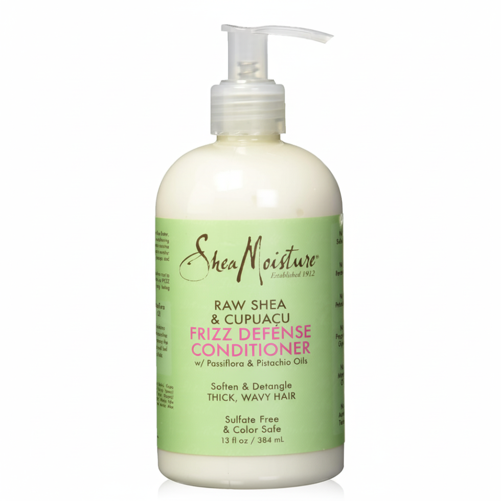 sheamoisture raw shea cupuacu conditioner frizz defense hydrating smooth soft shiny hair