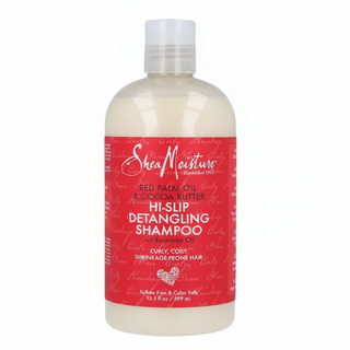 SheaMoisture red palm oil cocoa butter hi slip detangling shampoo 399ml moisturizing detangling shampoo for soft smooth and manageable hair
