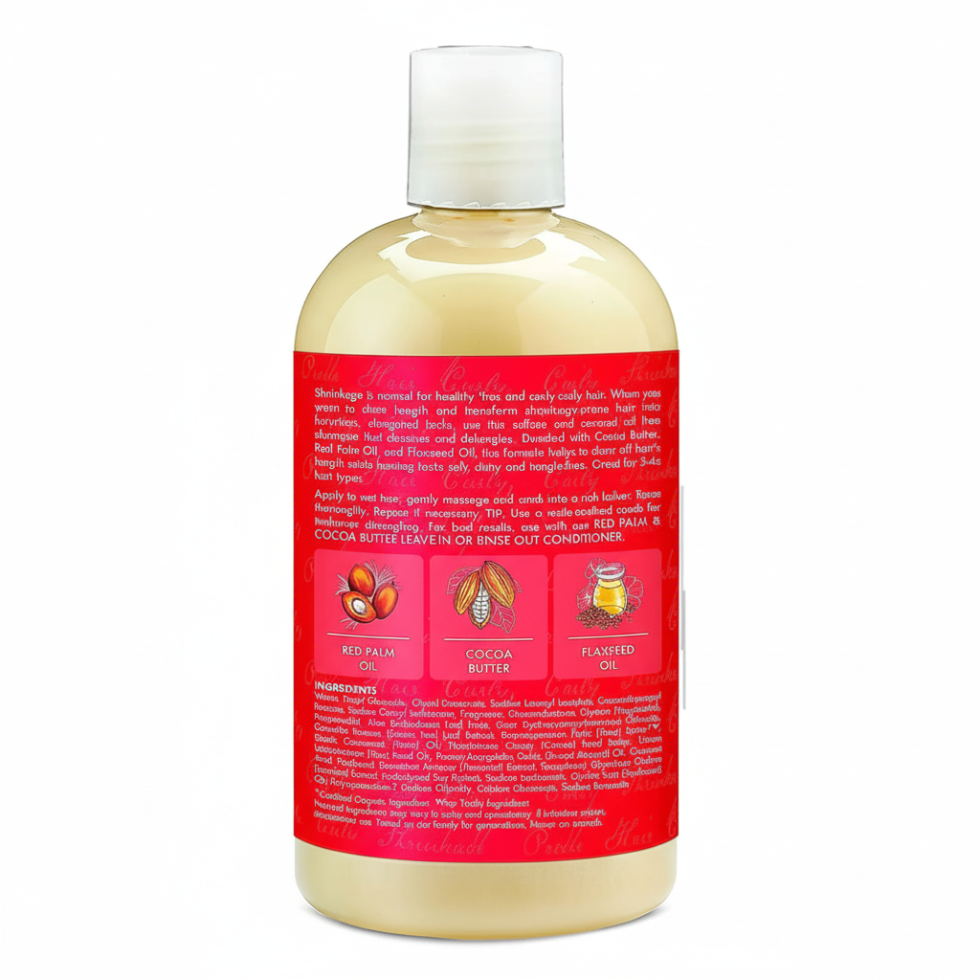 SheaMoisture red palm oil cocoa butter hi slip detangling shampoo 399ml moisturizing detangling shampoo for soft smooth and manageable hair
