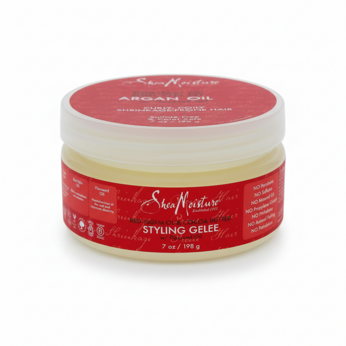 SheaMoisture red palm oil and cocoa butter styling gel 198g curl defining elongating gel for frizz free smooth curls