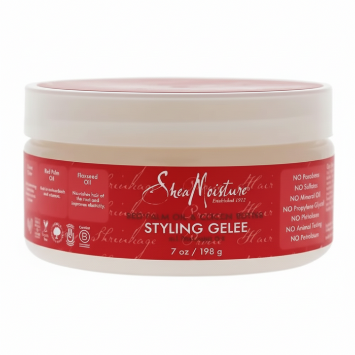 SheaMoisture red palm oil and cocoa butter styling gel 198g curl defining elongating gel for frizz free smooth curls