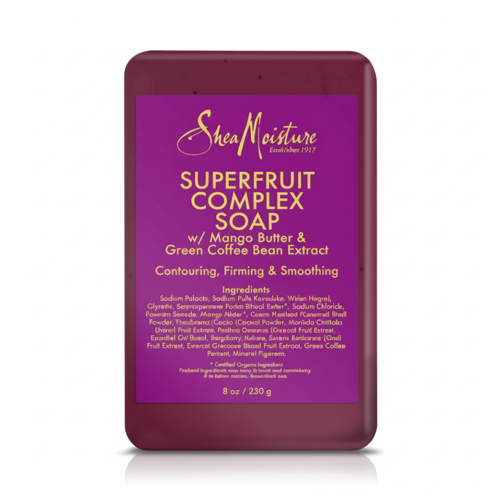 SheaMoisture superfruit complex soap bar for nourishing gentle cleansing and soft healthy skin