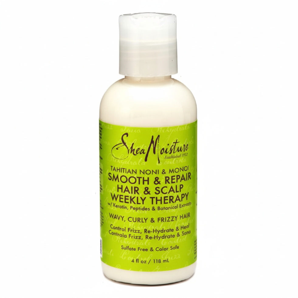 SheaMoisture Tahitian noni and monoi hair and scalp weekly therapy 118ml repair and smooth nourishing scalp treatment for healthy hair