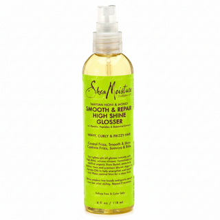 SheaMoisture Tahitian noni and monoi high shine glosser 118ml smooth repair hair finishing serum for glossy frizz free hair