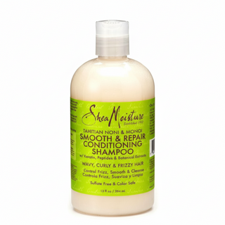 SheaMoisture Tahitian noni and monoi high conditioning shampoo 384ml smooth repair shampoo for frizzy and damaged hair