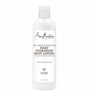 SheaMoisture virgin coconut oil daily hydration body lotion 384ml deep moisturizing skin care for soft smooth radiant skin