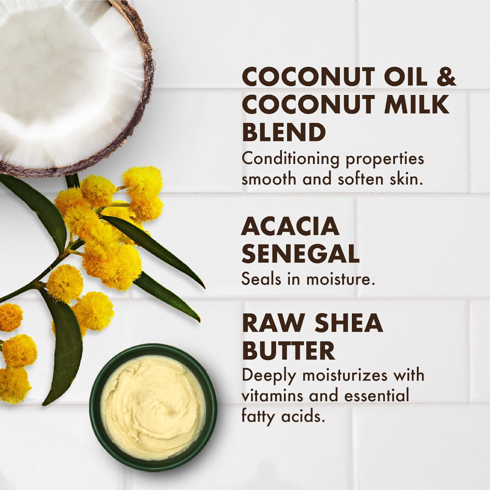 SheaMoisture virgin coconut oil daily hydration body lotion 384ml deep moisturizing skin care for soft smooth radiant skin