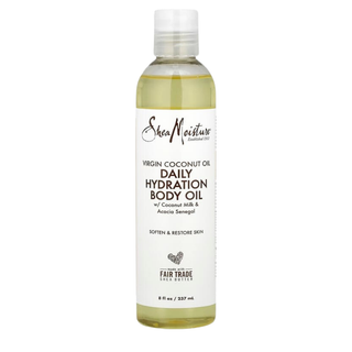 sheamoisture virgin coconut oil body oil daily hydration lightweight moisturizing glowing soft smooth skin care
