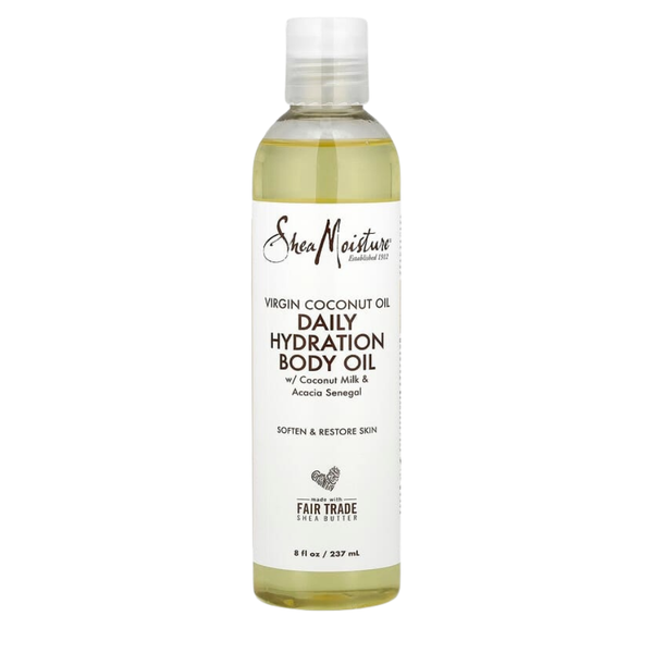 sheamoisture virgin coconut oil body oil daily hydration lightweight moisturizing glowing soft smooth skin care
