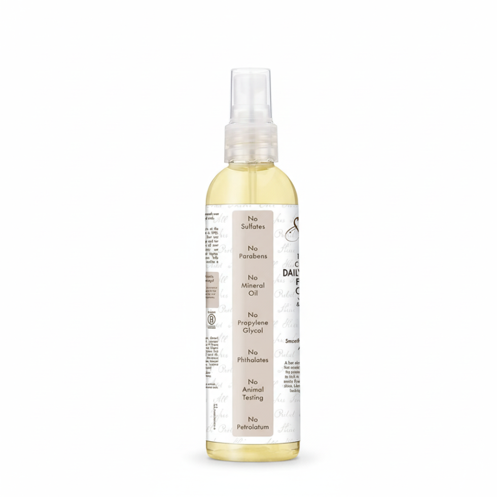 SheaMoisture virgin coconut oil daily hydration finishing serum 118ml frizz control shine boost lightweight hair smoothing serum