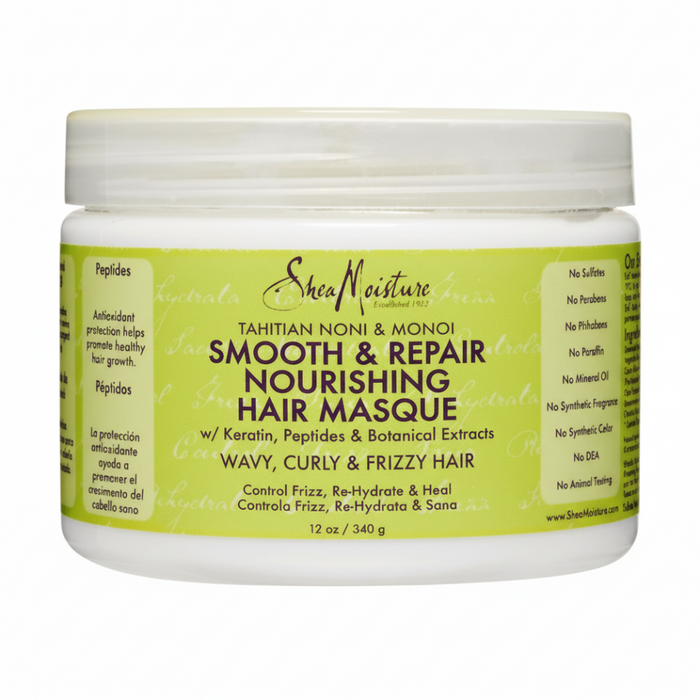 SheaMoisture Tahitian Noni & Monoi Hair Masque 340g | Repair & Smooth Hair