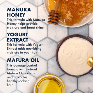SheaMoisture manuka honey and yogurt hydrate and repair conditioner for dry damaged hair care