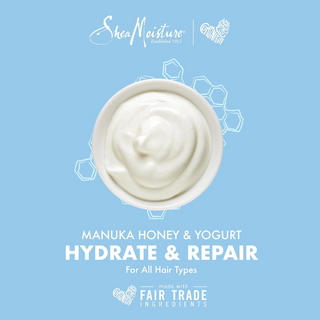 SheaMoisture manuka honey and yogurt hydrate and repair conditioner for dry damaged hair care