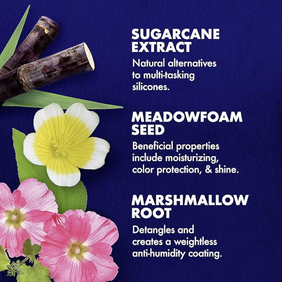 SheaMoisture sugarcane and meadowfoam leave-in styler for frizz control and hair repair smooth soft hair styling treatment