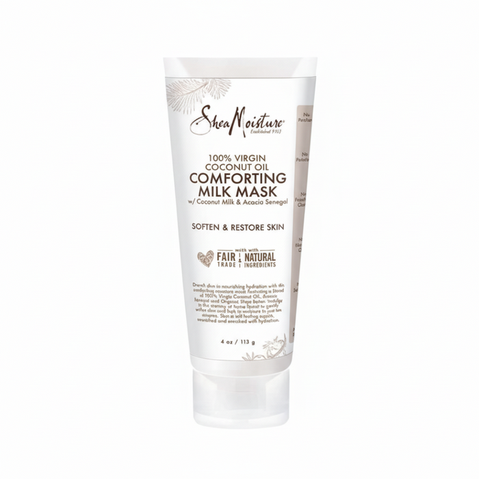 Shea moisture virgin coconut oil milk mask for deep hydration nourishment soft smooth skin care 4oz